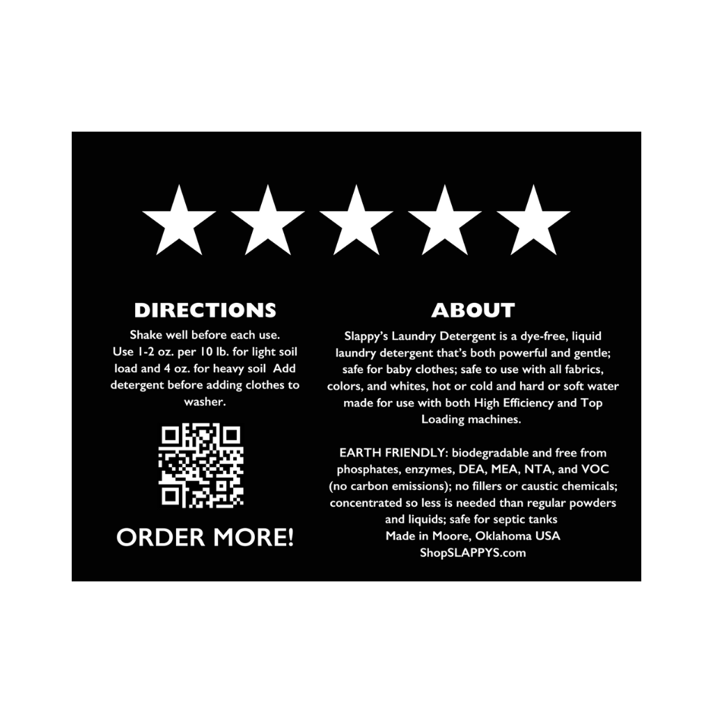 Laundry Detergent  - Black