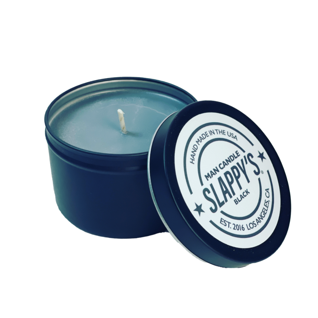 Slappy&#39;s All-Natural Man Candle, Black Scent