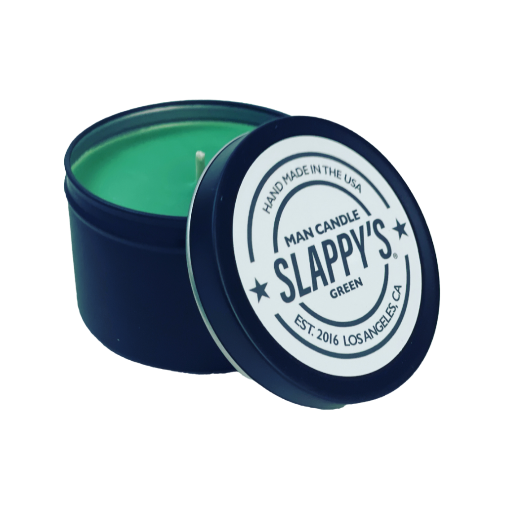 Slappy&#39;s All-Natural Man Candle, Green Scent